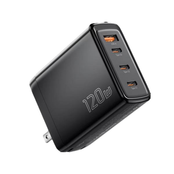 エッサジャー 電話用品 急速充電 3C1A 携帯旅行 120w 充電器