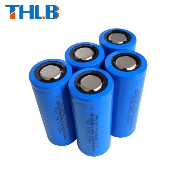 26650 Cylindrical LiFePO4 Battery 3200mAh 1200 Cycles THLB Battery