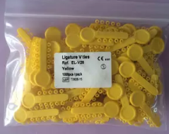 V Slot Ligature Tie for Orthodontic Braces 100 Pack