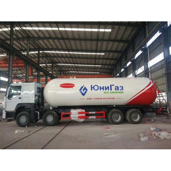 Мобильная тележка доставки 8кс4 тележки танка пропана Хово/ЛПГ 36000 литров ЗЗ1317Н4667В