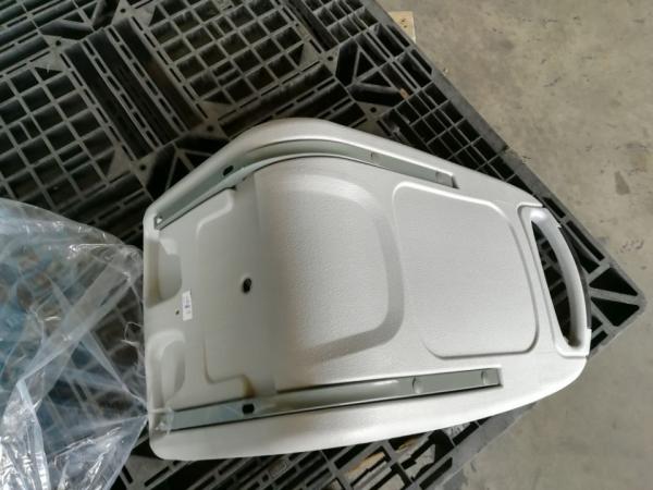 Corrosion Resistance Plastic Bus Seats Grey Anti - Staic Long Lifetime