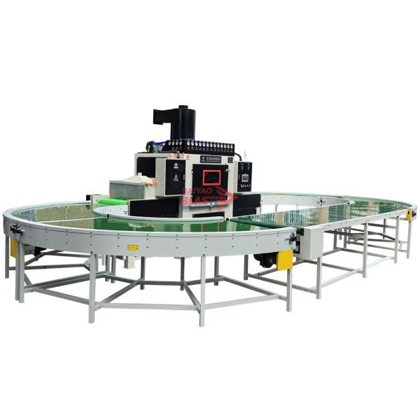Conveyor Type Automatic Sand Blasting Machine