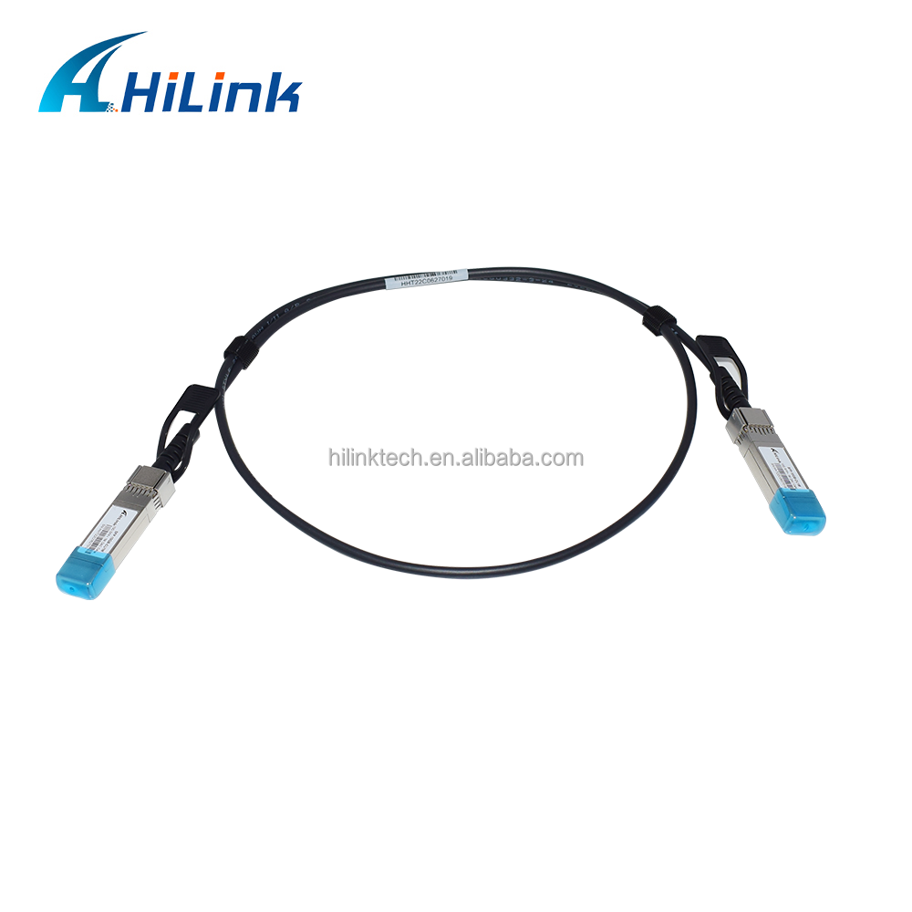 1M Cable de conexión directa de cobre (DAC) 30AWG Cable pasivo 10G SFP+ Equipo de fibra óptica Twinax