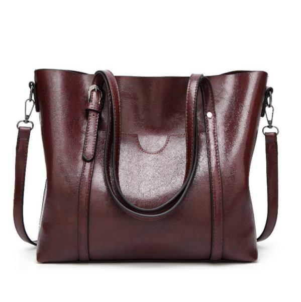 Women's Handbags PU Leather Bags Vintage Big Capacity Single Shoulder Bag