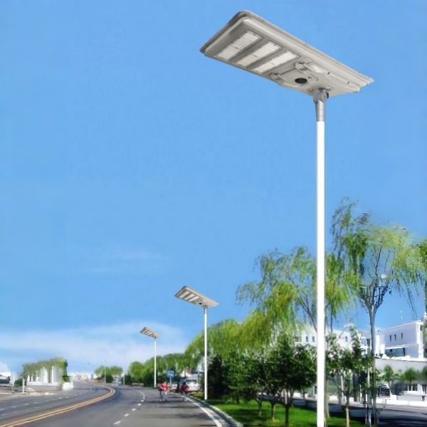 Light Up Your Streets with Clean Energy Solar Street Light with 10000LM Brightness, Auto On/Off, IP65 Waterproof