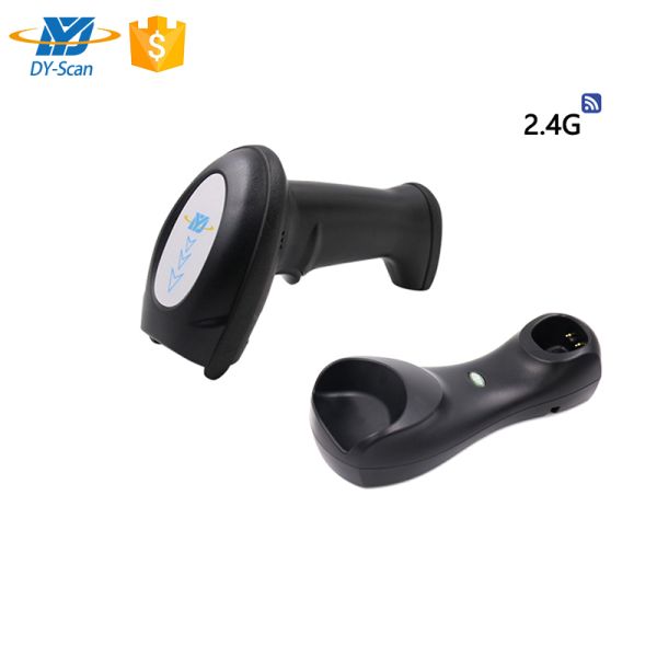 1D беспроводный сканер штрих-кодов с зарядным доком 2.4G Barcode Reader DS5200G