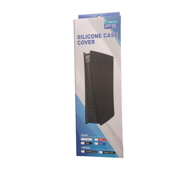 Non-slip Playstation5 Game Machine Dust Shell Waterproof Protective Silicone Cover Host Ps5 Controller Panel Skin Case Game Accessories
