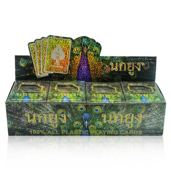 Custom CMYK Color printable poker cards Playing Cards with Box 70x70