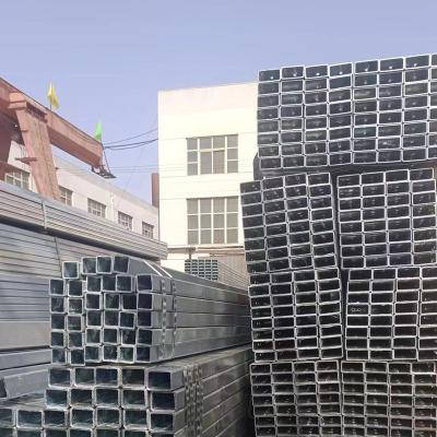 40-275g/M2 Zinc Coating Rectangular Galvanized Pipe For Customer Requirements