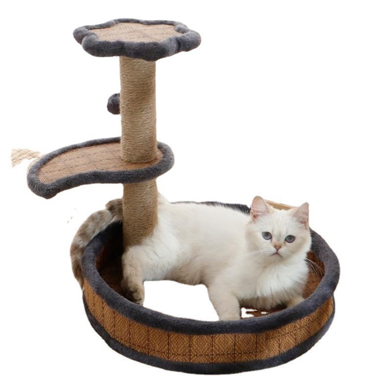 Shipping Cost Pet Scratching Board Tree Climbing Multi Color Sisal Flower Catcher