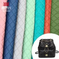 3mm Thick PVC Quilted Sponge Suede Texture Faux Leather Anti-Scratch Waterproof for Sofas Decorative Furniture Accessories