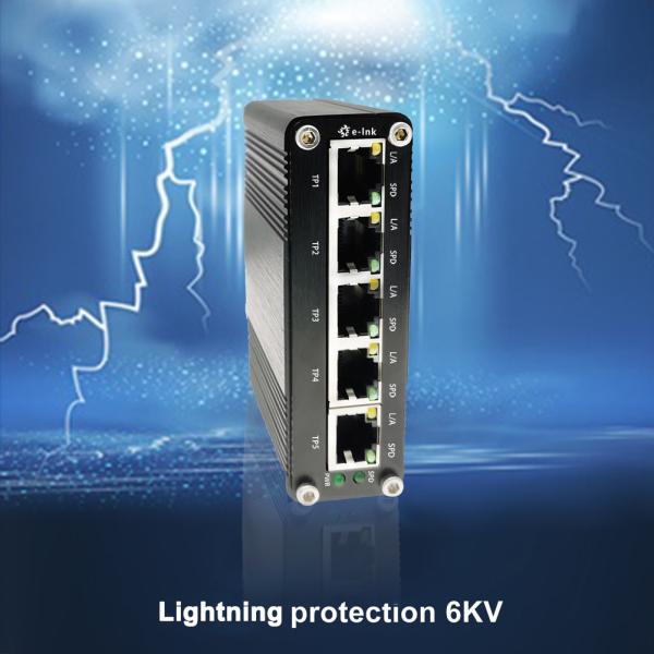 5 Port Unmanaged Hardened Industrial Ethernet Switch 10M 100M