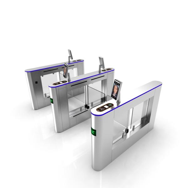 Face Recognition Barrier Turnstile Gate RFID QR Barcode Tripod Entrance Barrier Systems
