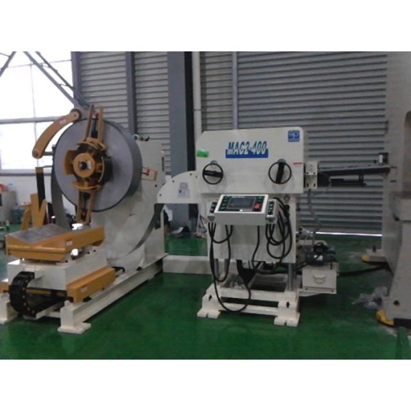 High Speed Roller Feeder Forming Metal Machine , Stainless Steel Belt Straightening Machine
