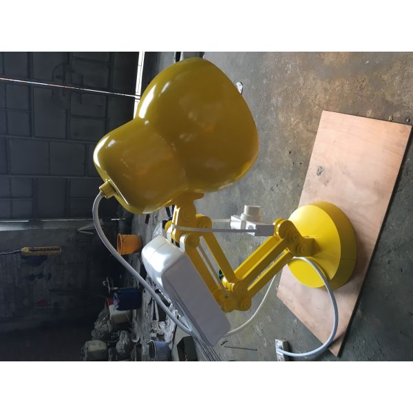 Exhibition Hall Metal Art Sculptures Art Lamp Modern Steel Sculpture