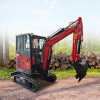 Integrado contrapese 3 Ton Mini Excavator 4km/h com motor de Changchai