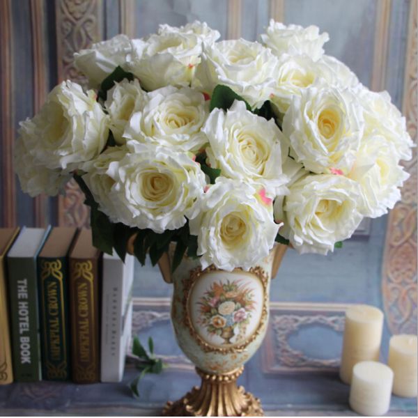 UVG FLRS56 Wedding Favor Fake Rose Flower Single Stem Made in China