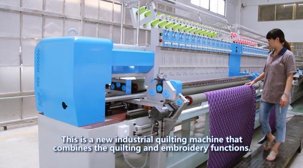 Professional Embroidery Quilting Machine , Easy Stitch Sewing Machine For Curtains