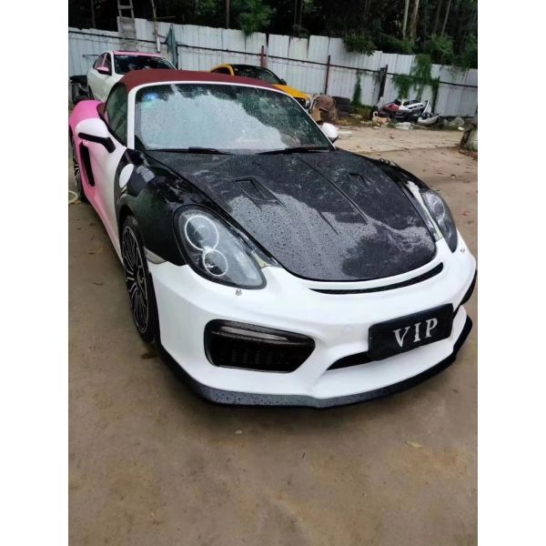 Carbon Fiber Products for Porsche 981 Boxster Carbon Fiber Hood 981 Carbon Fiber Engine Hatch Cover 2013-2015