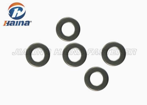 Metric Flat Washers SS304 / SS316 Plain Round Head M3 M4 M5 M6 M8 For Machines