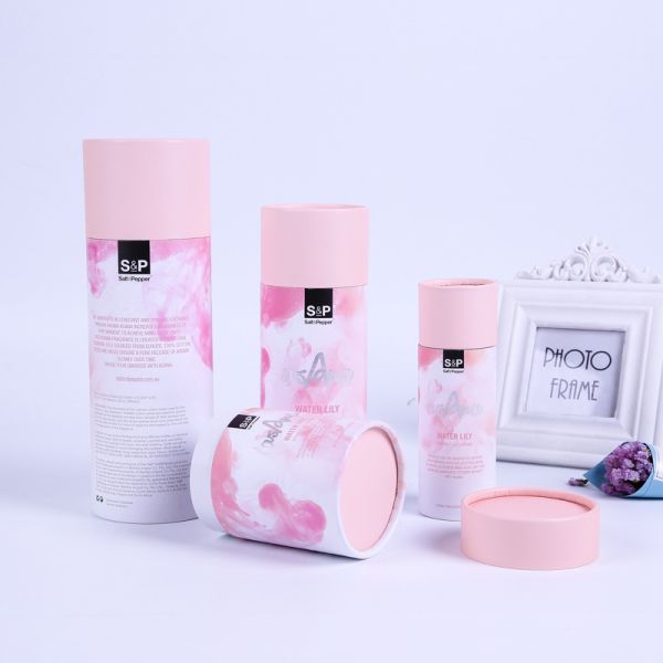 Прочная упаковка трубки бумаги цилиндра 6.5x16cm влагостойкая