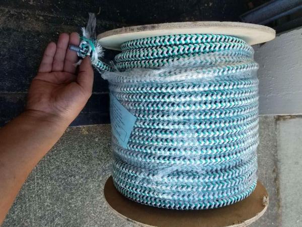 16 Strand Braided Leader Line 40LBS Triple Color