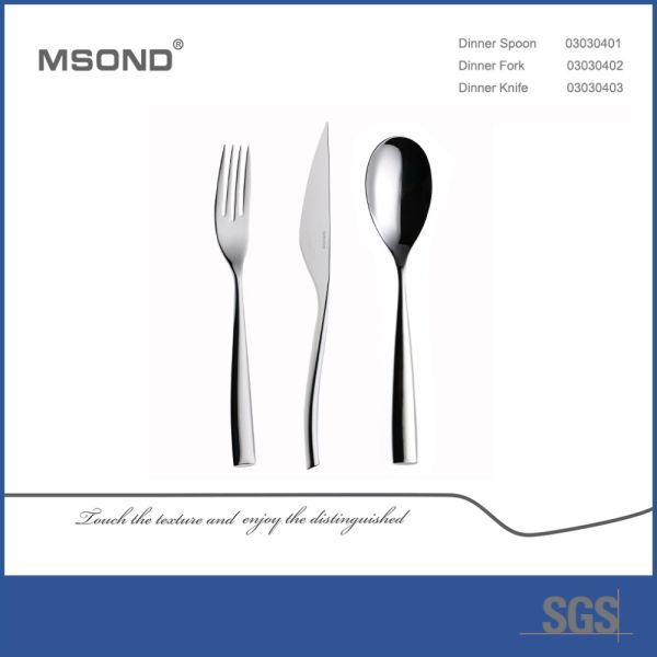 FDA Aesthetic 1810 Stainless Steel Eating Utensils Knives And Forks