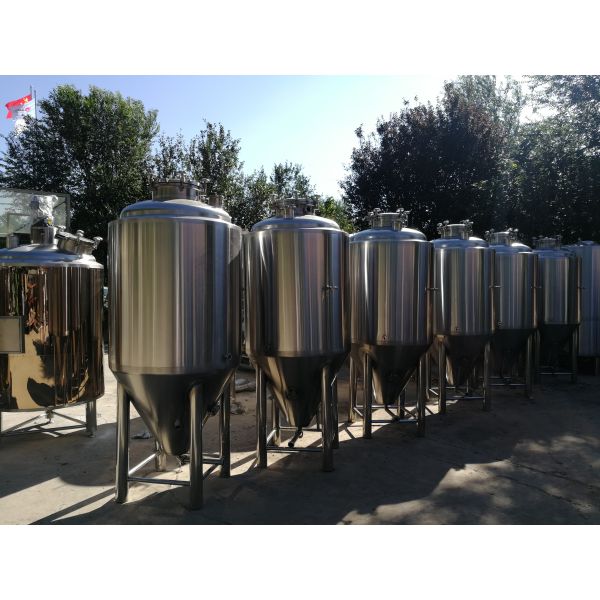 0 - 80KW Micro Beer Fermentation Tank Equipment 1500L / 2000L Volume Easy Operation