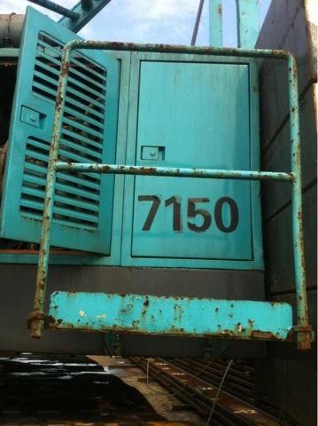 Used KOBELCO 7150 150T Crawler Crane For Sale Original japan