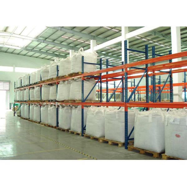 Industrial Heavy Duty Storage Racks , Warp Beam Warehouse Storage Solutions Shelving Units