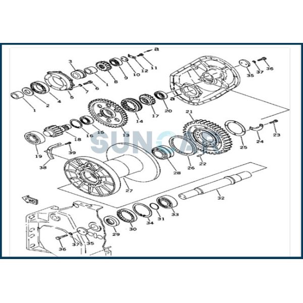 07012-00120 0701200120 Oil Seal For KOMATSU Bulldozers D41P D58E