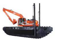 Pontoon à voie flottante personnalisé par usine pour excavateur modèle 6-30 tonnes avec pile de positionnement hydraulique