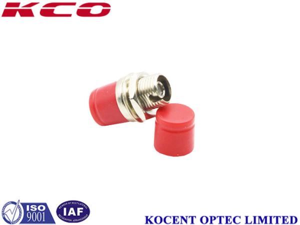 Red Fc Optical Connector Big D Hole Testing Wavelength 1310nm Ceramic Sleeves