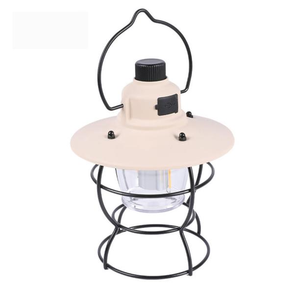 Camping Light Bulb, Iron Abs Type C Rechargeable Power Supply Deluxe Tungsten Portable Led Retro Camping Lights