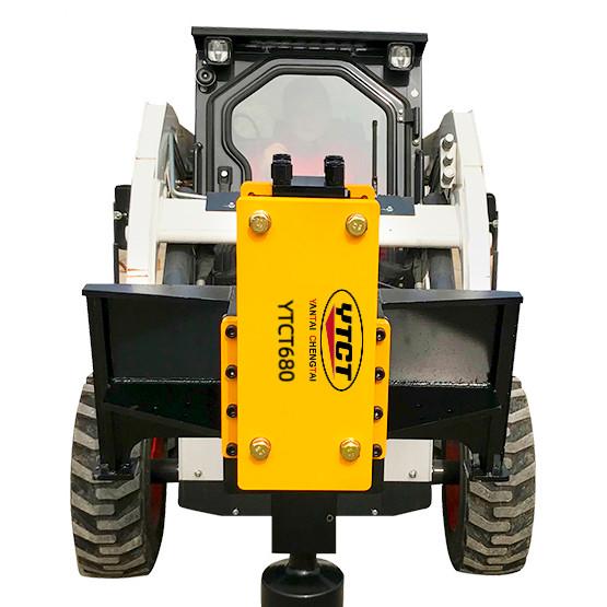 motorista hidráulico 4,5 Ton Excavator Post Driver Attachment do cargo do disjuntor 450kg