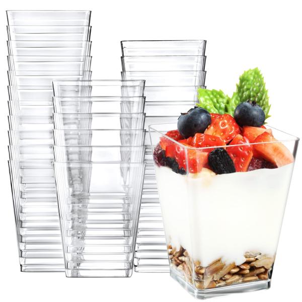 Medium Capacity Cup For Dessert Small Cup And Dessert Tray 120ml 250ml 350ml 500ml