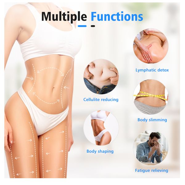 Professional 3 in 1 Ems Muscle Stimulator Pressotherapy Lymphatic Drainage Machine