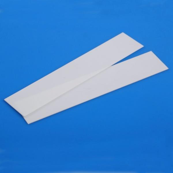 Rectangular Ceramic Alumina Plate Strip  96% Purity Chemical Corrosion Resistance