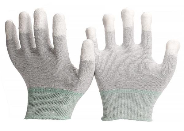 Flexible Esd Clean Room Gloves 20 - 50 G / Pair Knitted Wrist Washable