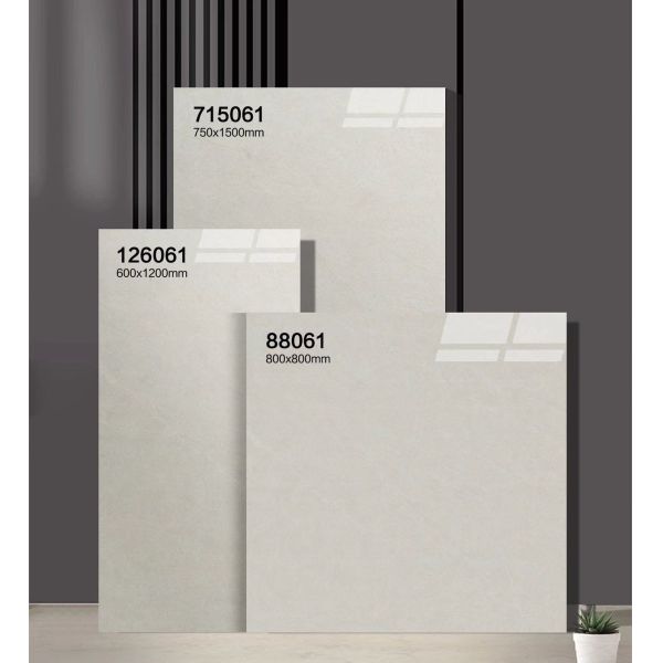 Los azulejos de porcelana pulida de color beige 750x1500mm AAA grado resistente al desgaste