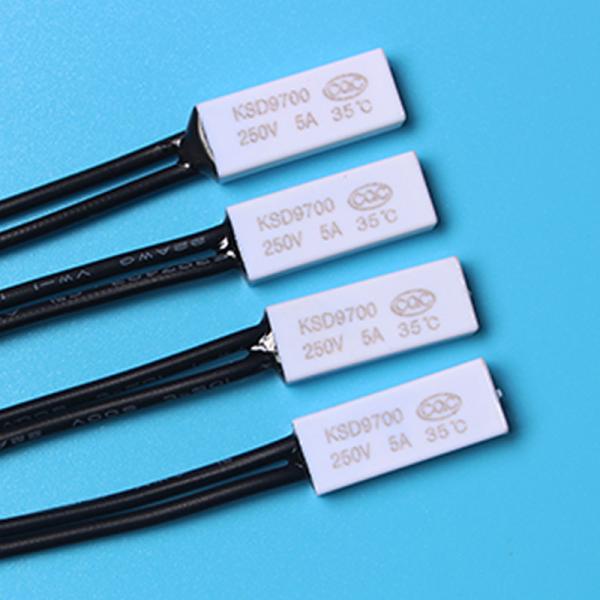 BW9700 normal opened temperature switch thermal fuse 250V/5A UL VDE RoHS