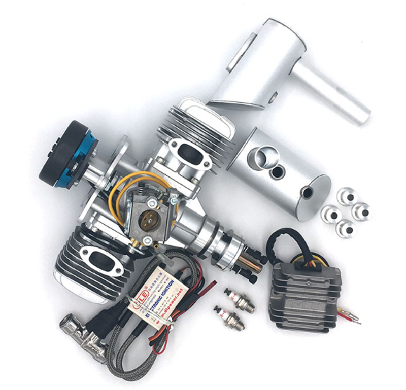 Dle60 Cc Engine Uav Power System (180w) Twin Cylinder Generation