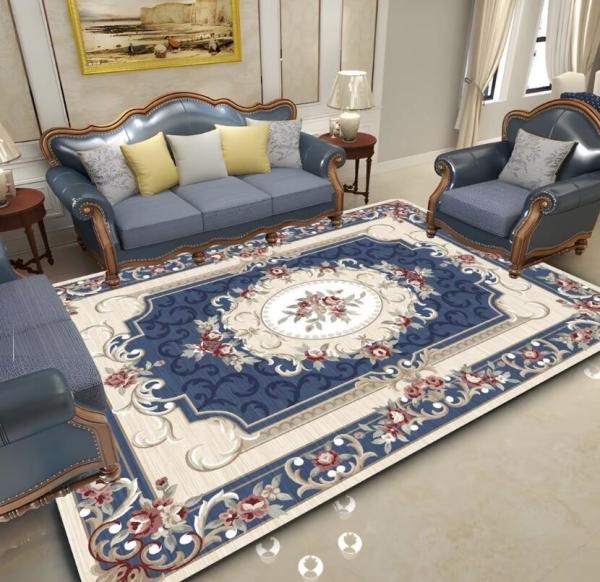 Plant And Flower Pashmina Sofa Bedroom And Living Room Floor Carpets