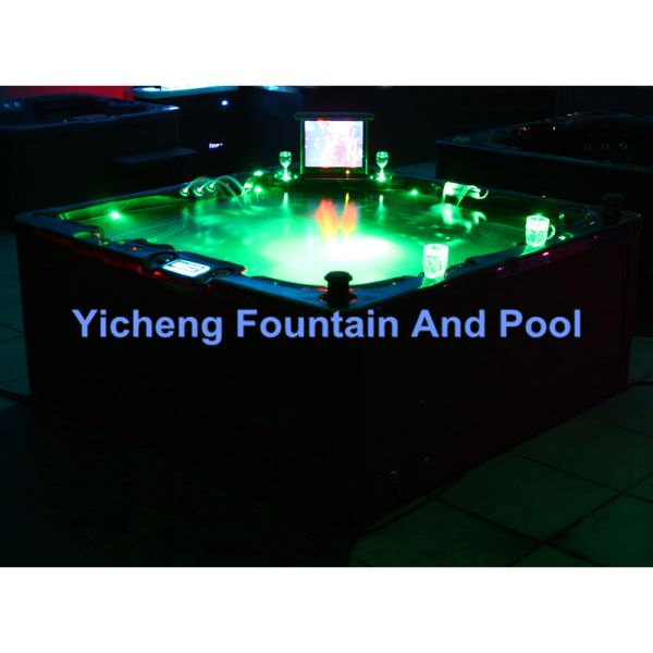 5 Adults Whirlpool Massage Indoor / Outdoor Jaccuzi Coner Spa / Pool Bathtub Hot Tub