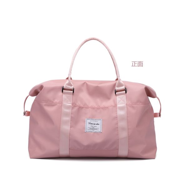 Women ' s Duffel Bags 33 * 50 * 18CM , Pink Color Ladies Sports Bag