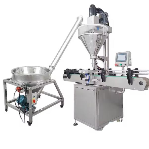 Custom Weigher Filling Packing Machine For Coffee Chili Small Protein Dry Milk Spice Milk Powder Washing Powder