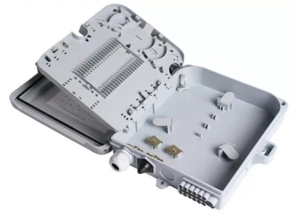 22.2*20.4*5.4cm Fiber Optic Junction Box IP55 12 Port Fiber Termination Box