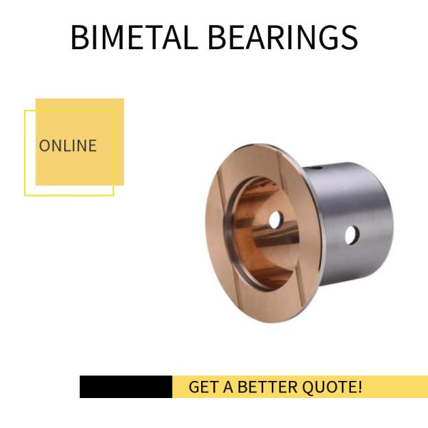 Friction Welding Bimetal Metric Flange Bushing