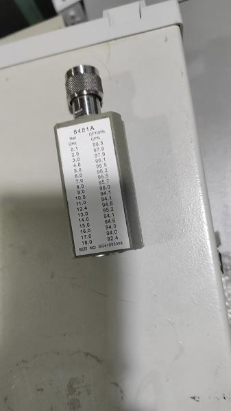 Keysight Agilent 8481A RF Power Sensor -60 to 20 dBm 10 MHz-18 GHz Plug-In Form Factor