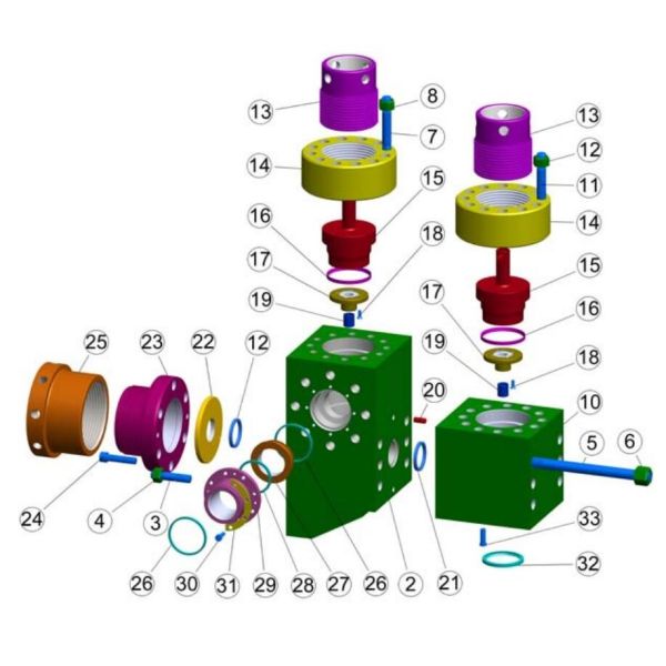 Southwest FB1600 mud pump liner, SW 12P160 mud pump, SW PZ8/9 mud pump, SW A1700PT mud pump, SW F1600 mud pump